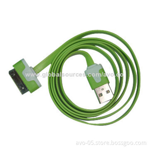 Data Transmission Cables for iPhone/iPod, Supports USB 1.1 or 2.0